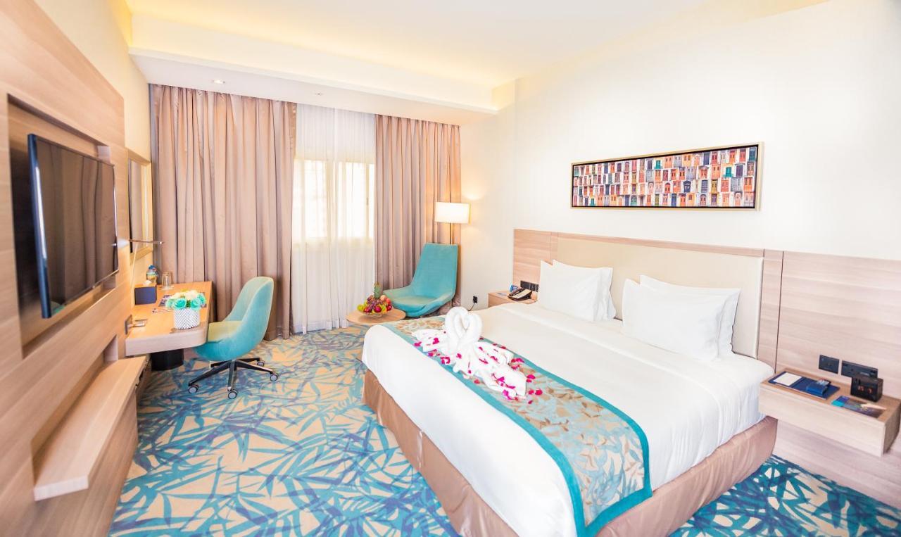 MENA Plaza Hotel Albarsha Dubái Exterior foto